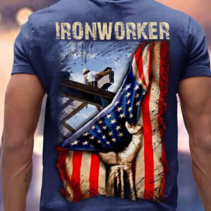 Ironworker USA Flag