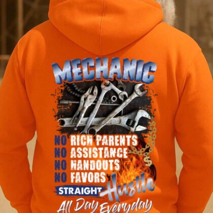 Straight Hustle Mechanic Apparel - No Handouts