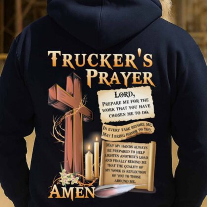 Trucker’s Prayer Faith & Cross