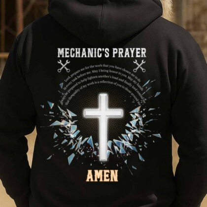 Mechanic's Prayer Cross Apparel - Mechanic Faith